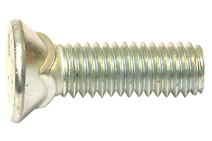 Picture of Brighton Best 144143 1/2"-13X2 3/4",(Ft) Grade 5 Plow Bolts No.3 Head, Full Thread, Zinc Yellow Cr+6